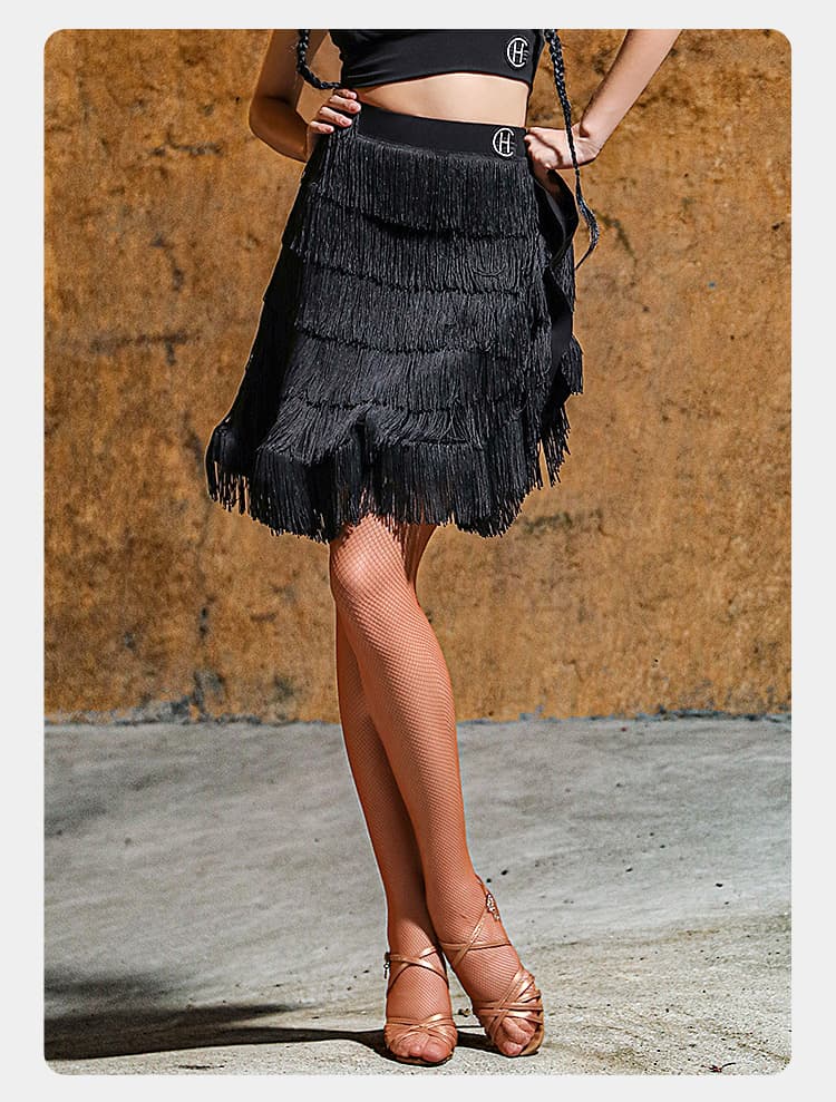 社交 ダンス ドレス 社交ダンス 情熱的フリンジスカート社交ダンス衣装