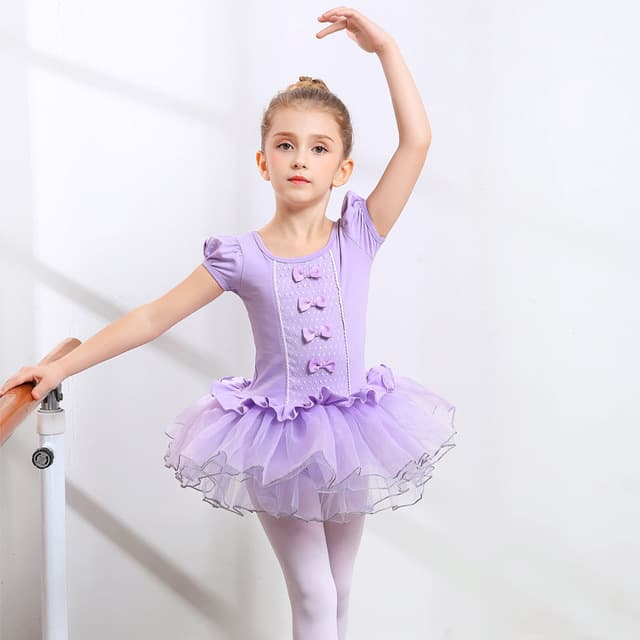 ダンス ドレス 子供用チュチュスタイル バレエレオタード
