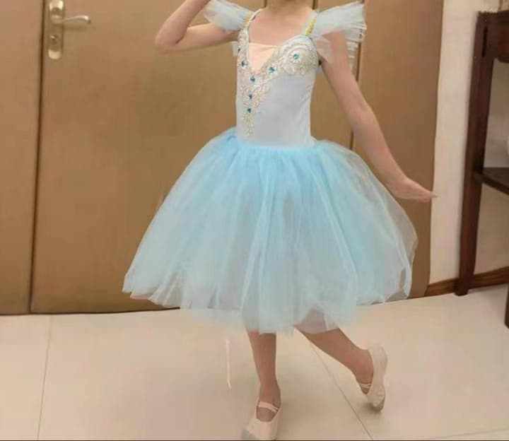 ダンス ドレス 優美なチュチュスタイル バレエ衣装