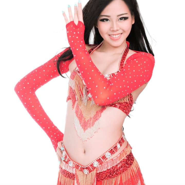 ダンス ドレス きらめき演舞フリンジ衣装