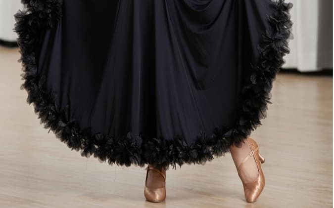 社交 ダンス ドレス 社交ダンス 優雅な舞踏会ドレープショルダードレス