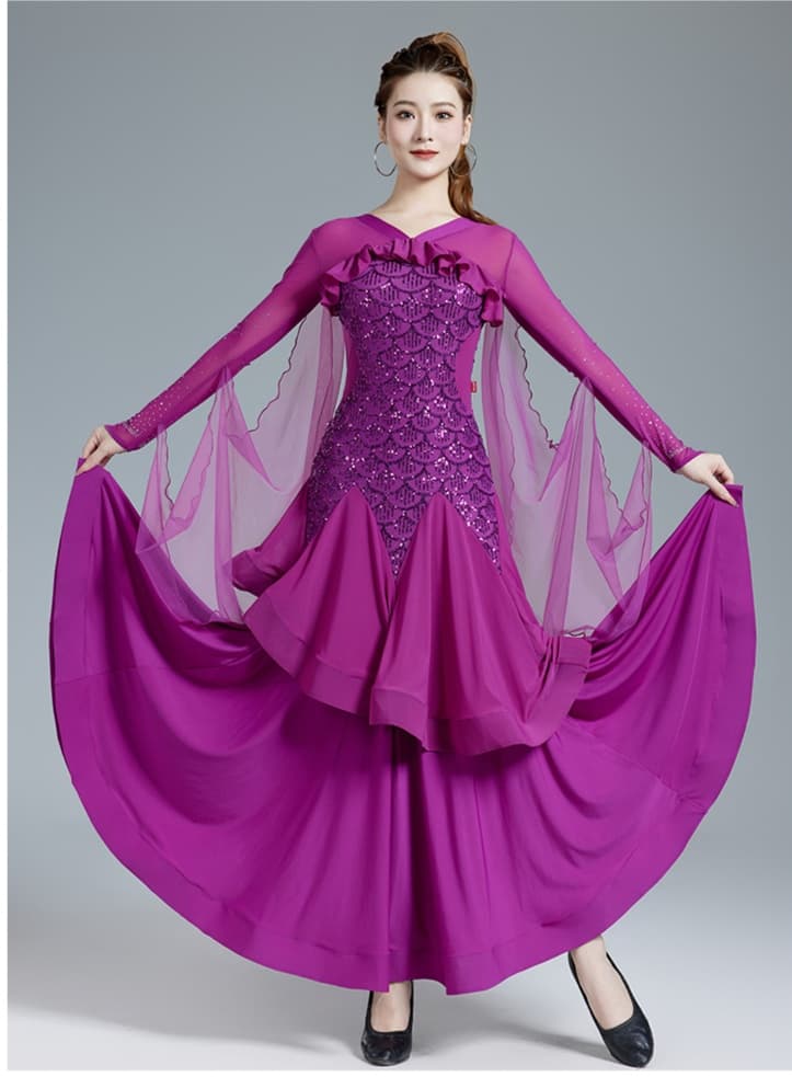 社交 ダンス ドレス 社交ダンス 優雅な舞踏華麗ドレス 流星の煌き