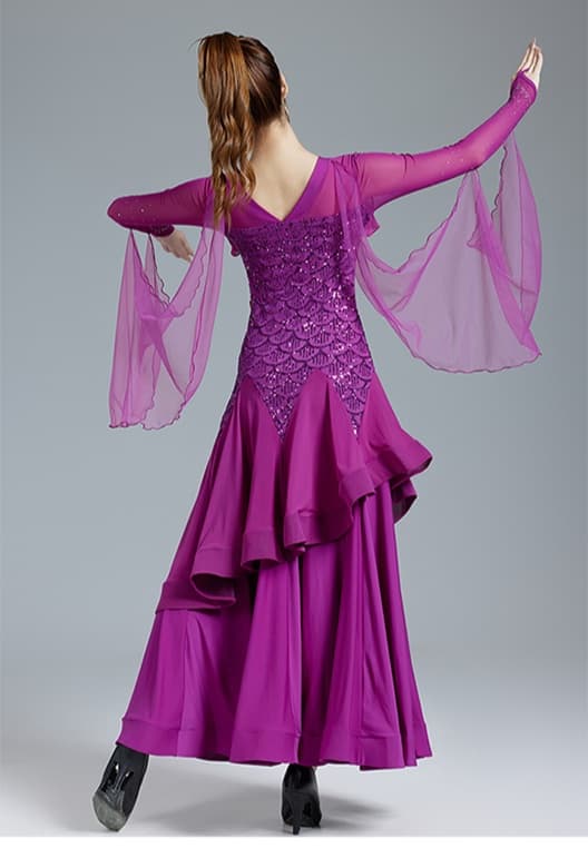社交 ダンス ドレス 社交ダンス 優雅な舞踏華麗ドレス 流星の煌き