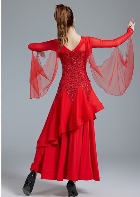 社交 ダンス ドレス 社交ダンス 優雅な舞踏華麗ドレス 流星の煌き