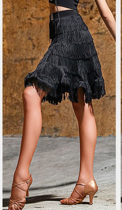 社交 ダンス ドレス 社交ダンス 情熱的フリンジスカート社交ダンス衣装