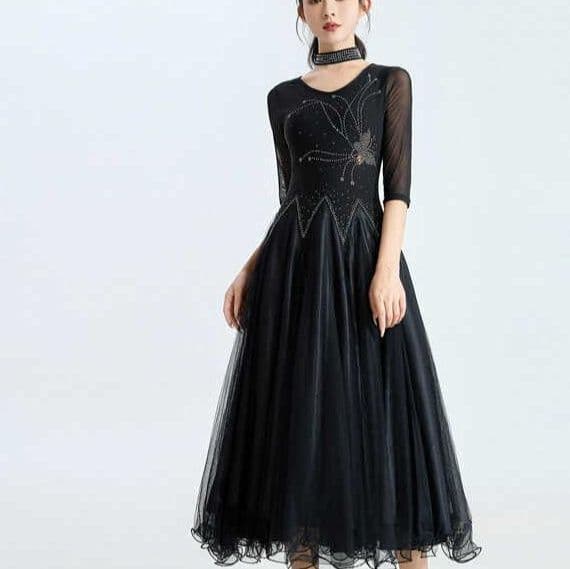 社交 ダンス ドレス 優美シルエット スタンダードドレス