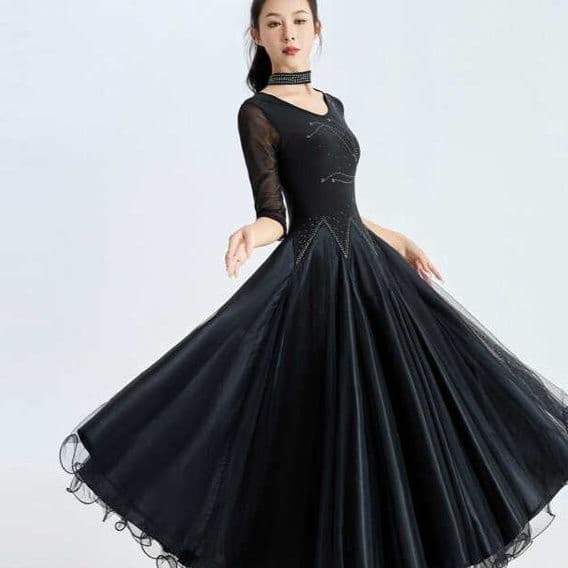 社交 ダンス ドレス 優美シルエット スタンダードドレス