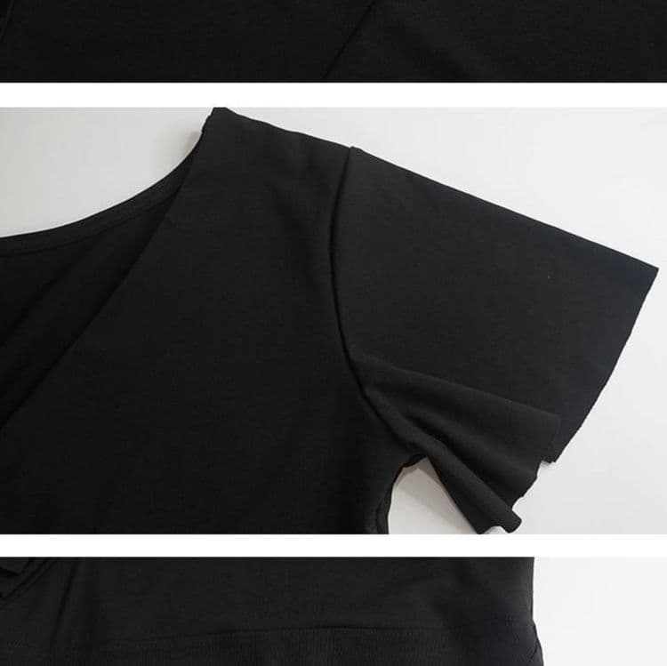 社交 ダンス ドレス 社交ダンス 練習着 フリルワンピース セット M-XL 2色