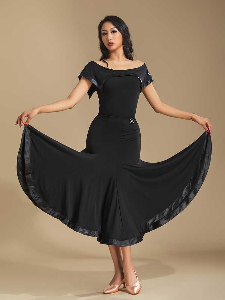 社交 ダンス ドレス 社交ダンス 優美なフレアスカート 社交ダンスドレス