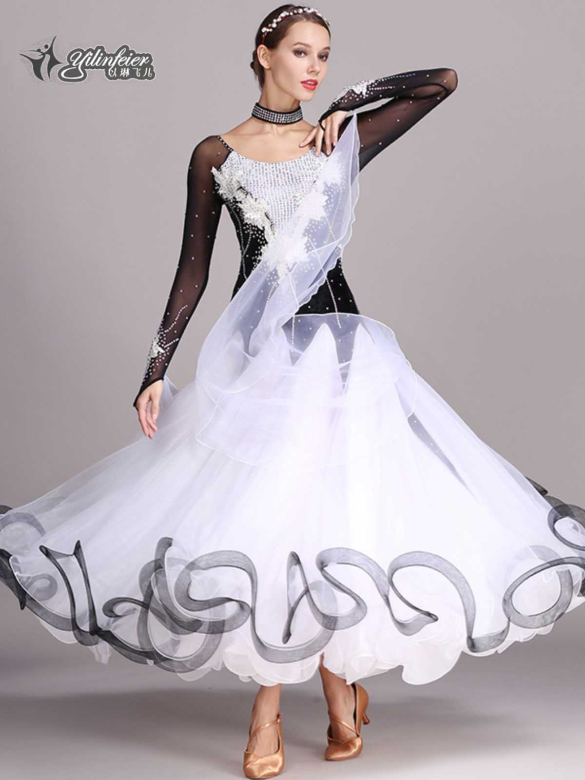 社交 ダンス ドレス 星光の舞 プレミアムボールドレス