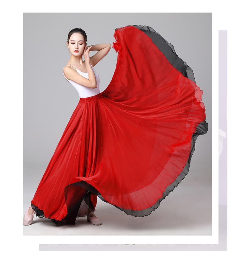 ダンス ドレス なめらかシルエット フレアダンスドレス