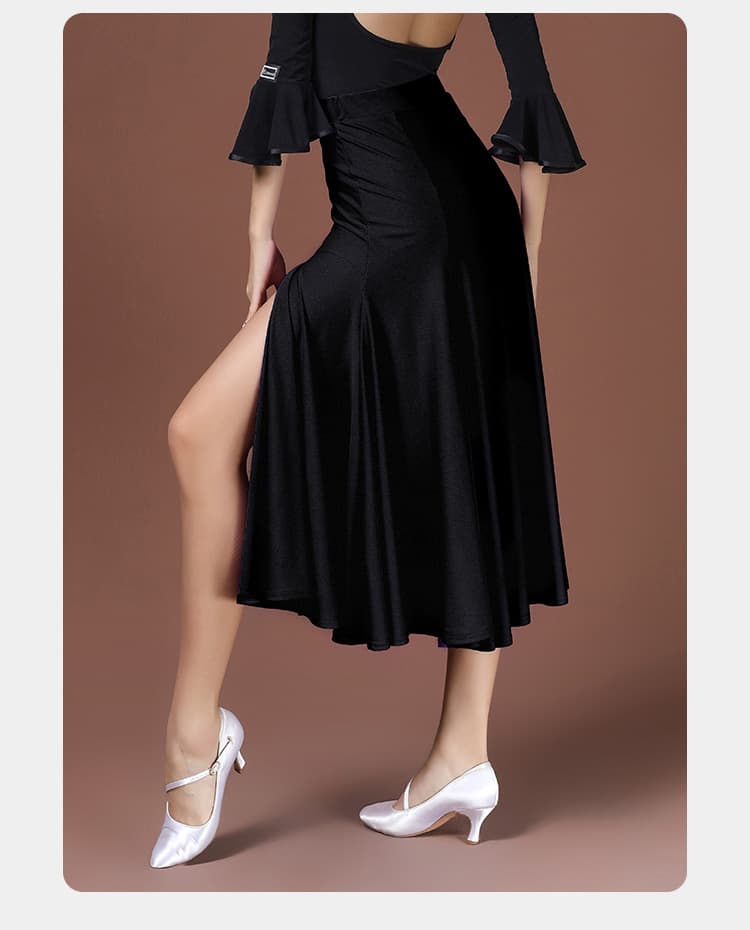 社交 ダンス ドレス 社交ダンス 華麗な舞踏会ドレス 優美フレアスカート