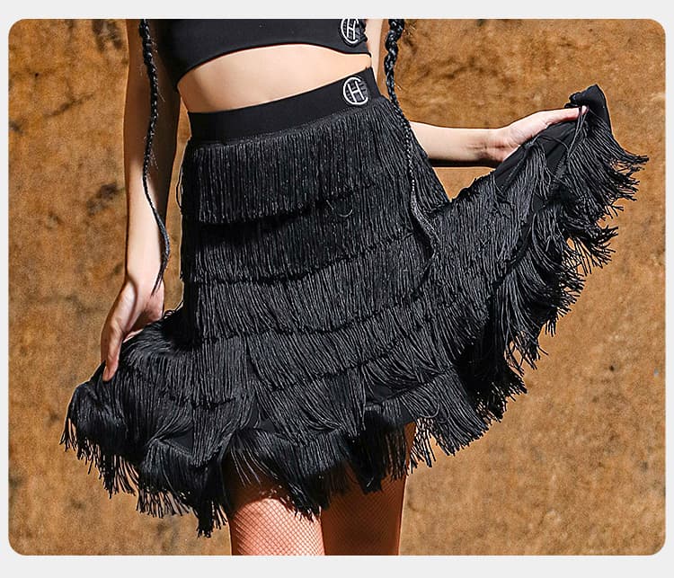 社交 ダンス ドレス 社交ダンス 情熱的フリンジスカート社交ダンス衣装