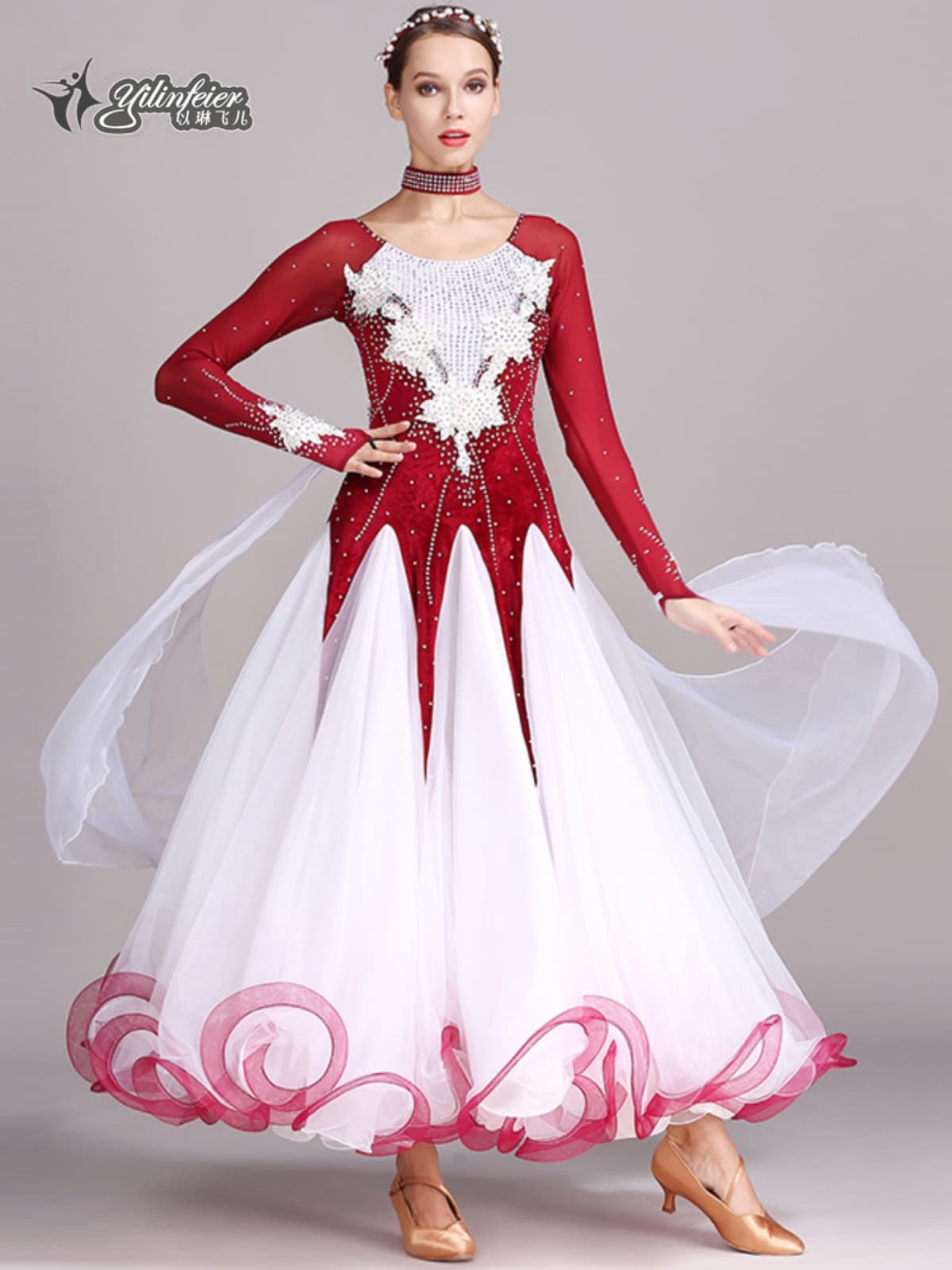 社交 ダンス ドレス 星光の舞 プレミアムボールドレス