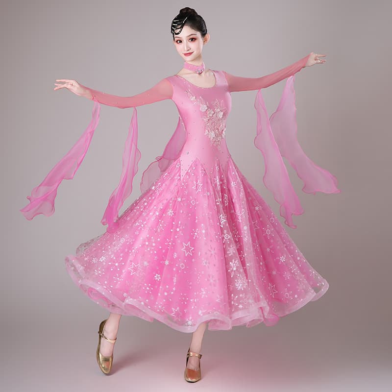 社交 ダンス ドレス 星空舞踏会ドレス