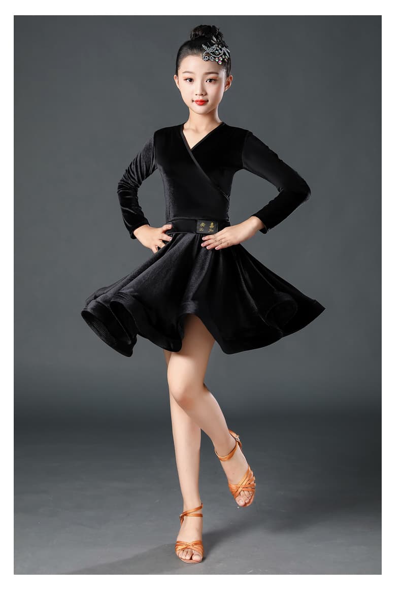 優美な舞姫 ベルベット ダンス ドレス