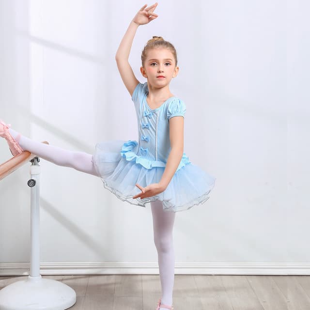 ダンス ドレス 子供用チュチュスタイル バレエレオタード