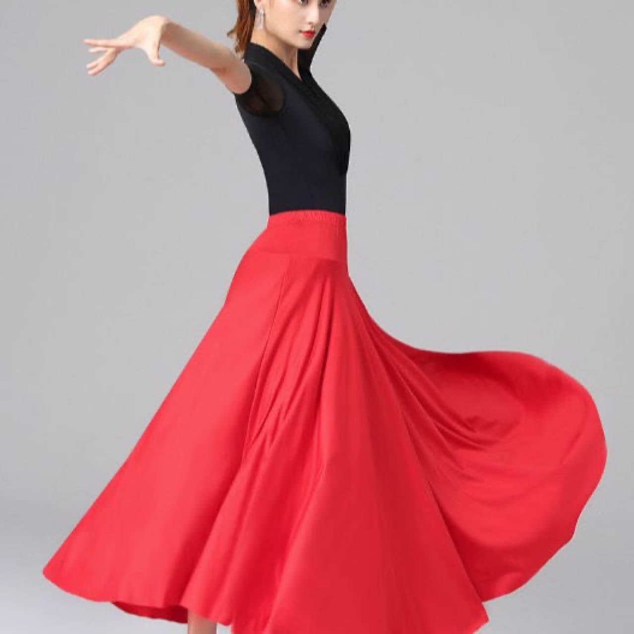 ダンス ドレス 優美な舞姫シルエットギャザードレス