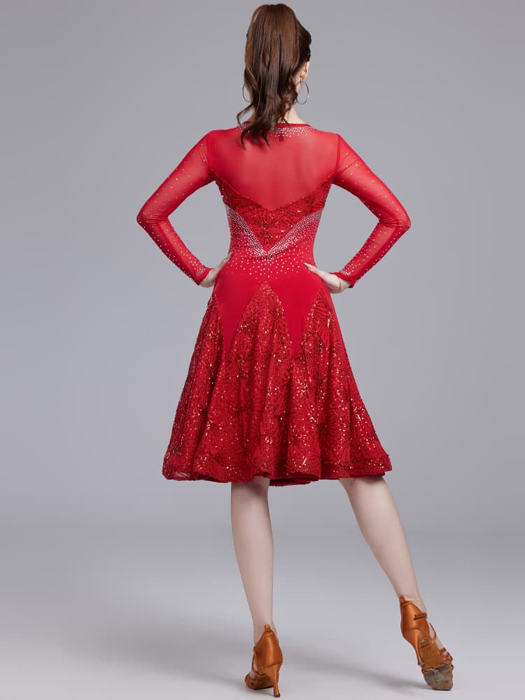 社交 ダンス ドレス 社交ダンス 輝き舞う華麗なラテンドレス