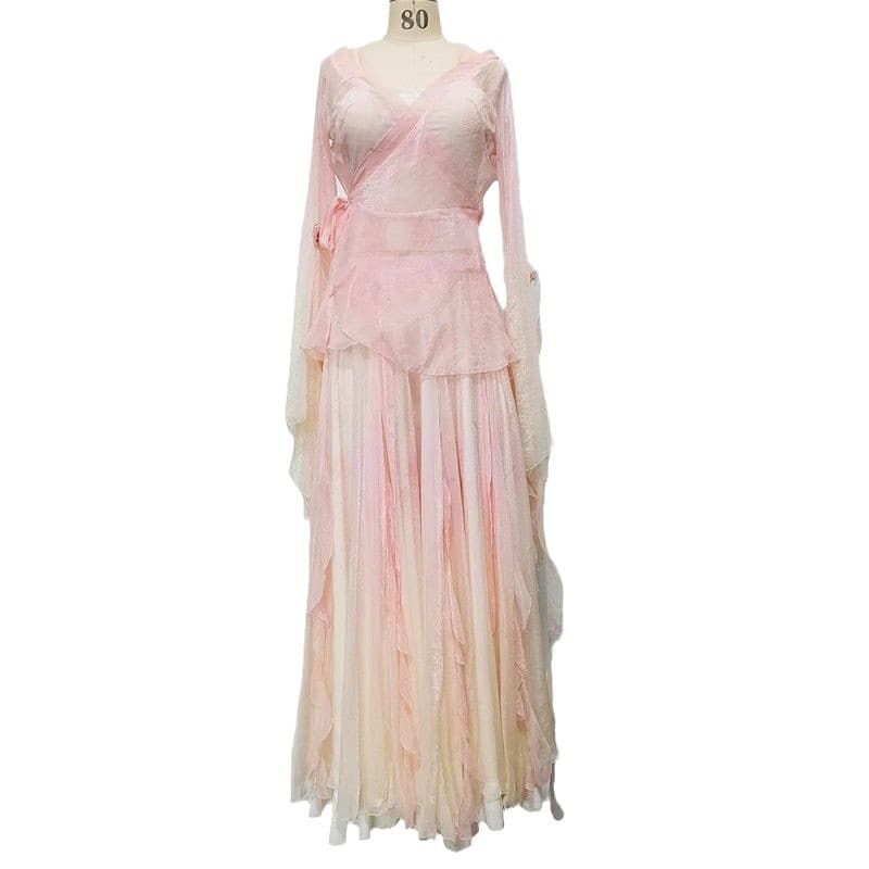 ダンス ドレス 優雅な舞姫 なびきドレス