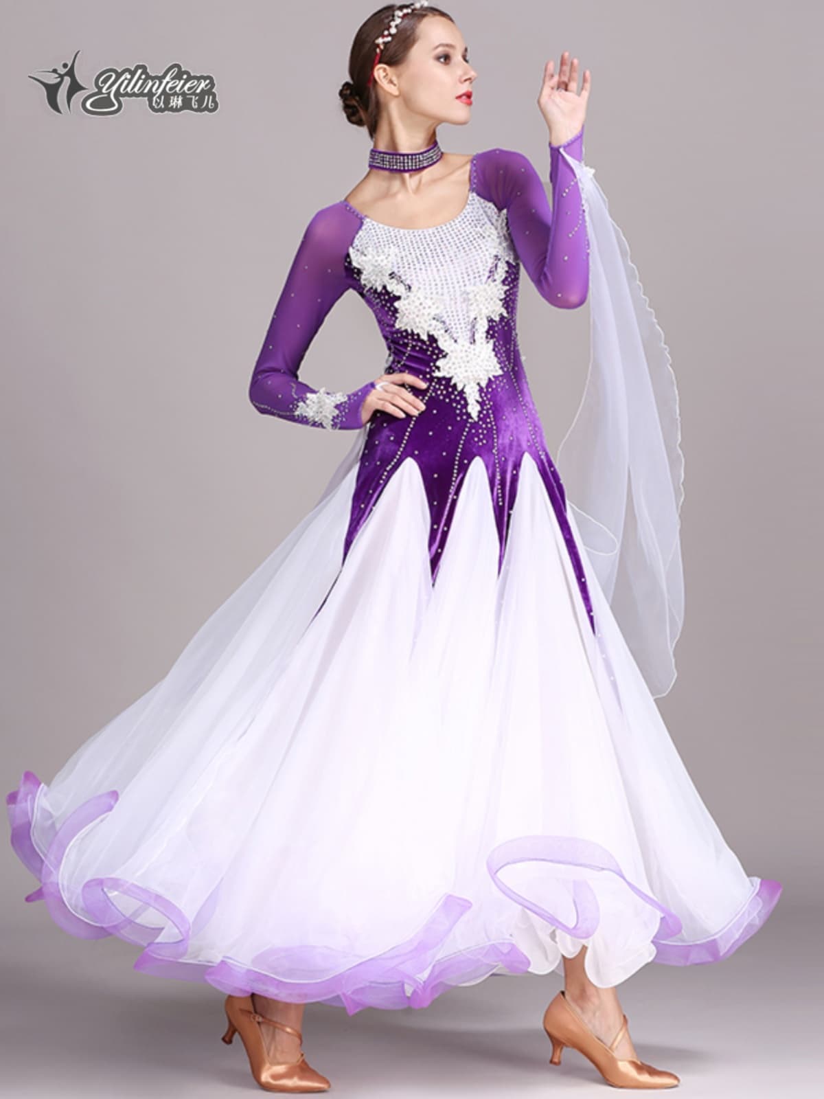 社交 ダンス ドレス 星光の舞 プレミアムボールドレス