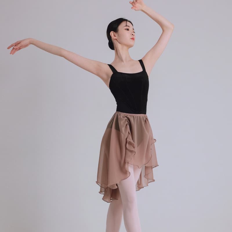 ダンス ドレス 優美なる舞姫 チュールレイヤードバレエ衣装
