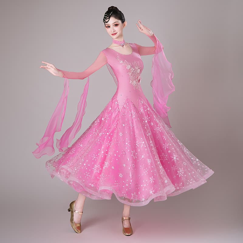 社交 ダンス ドレス 星空舞踏会ドレス