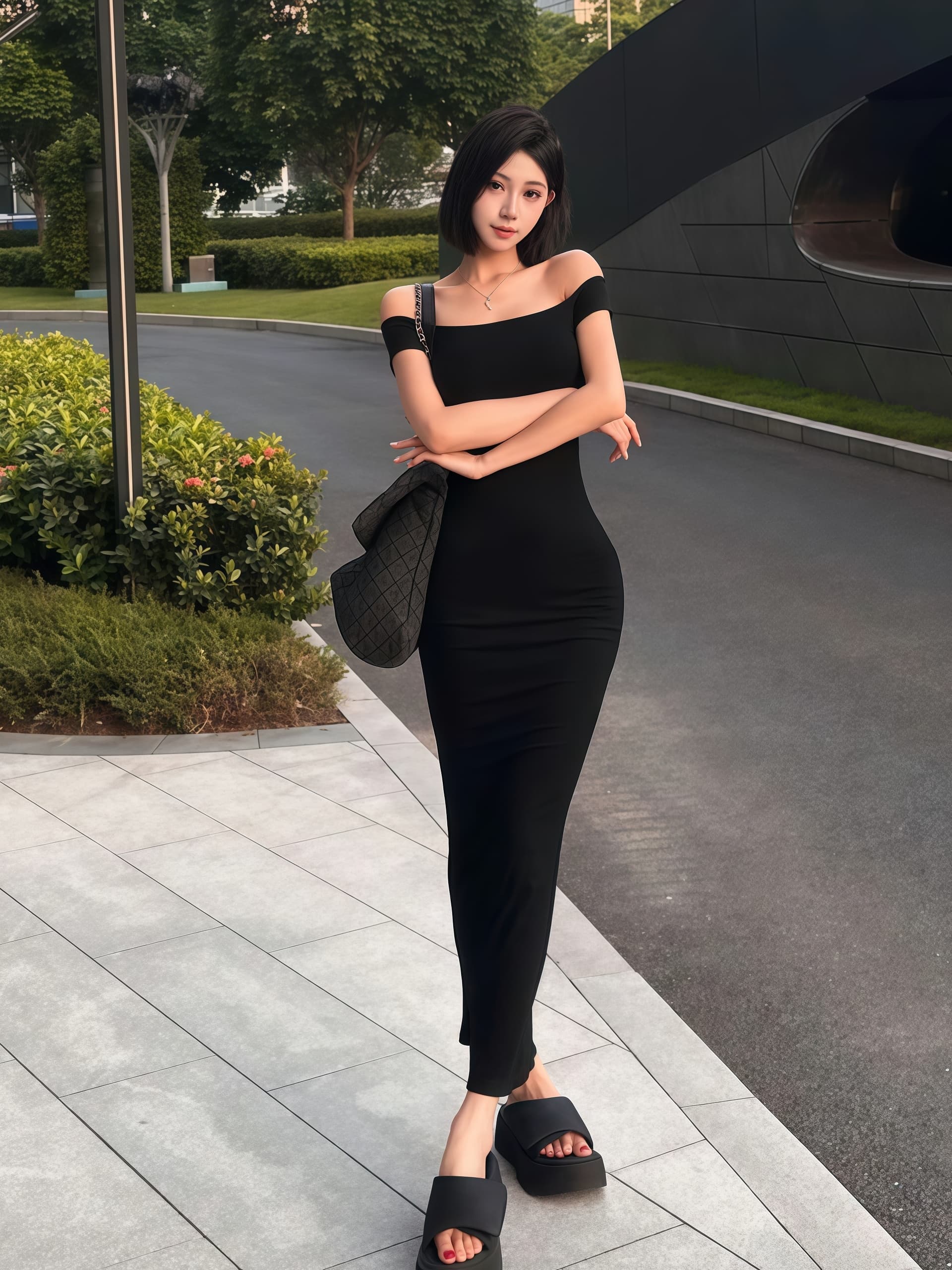 社交 ダンス ドレス 優美なる肩出しロングドレス