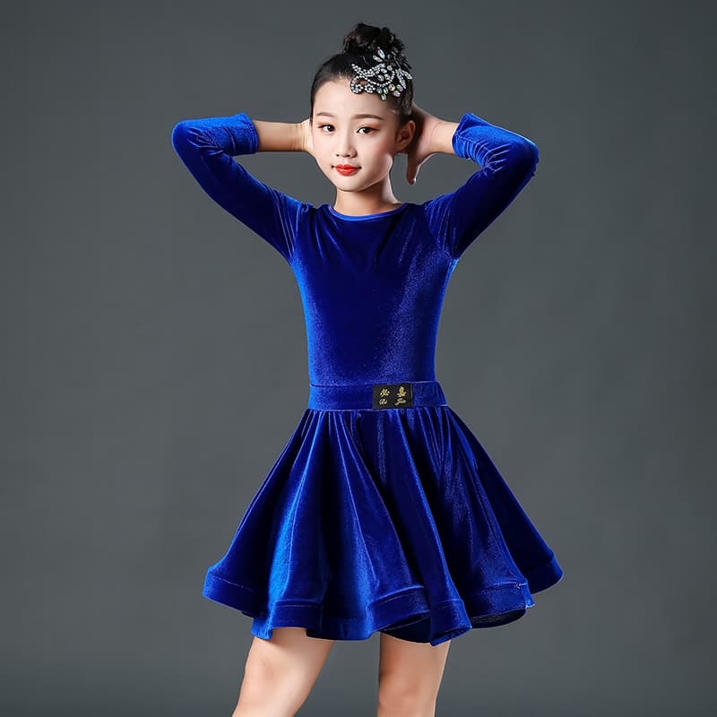 優美な舞姫 ベルベット ダンス ドレス