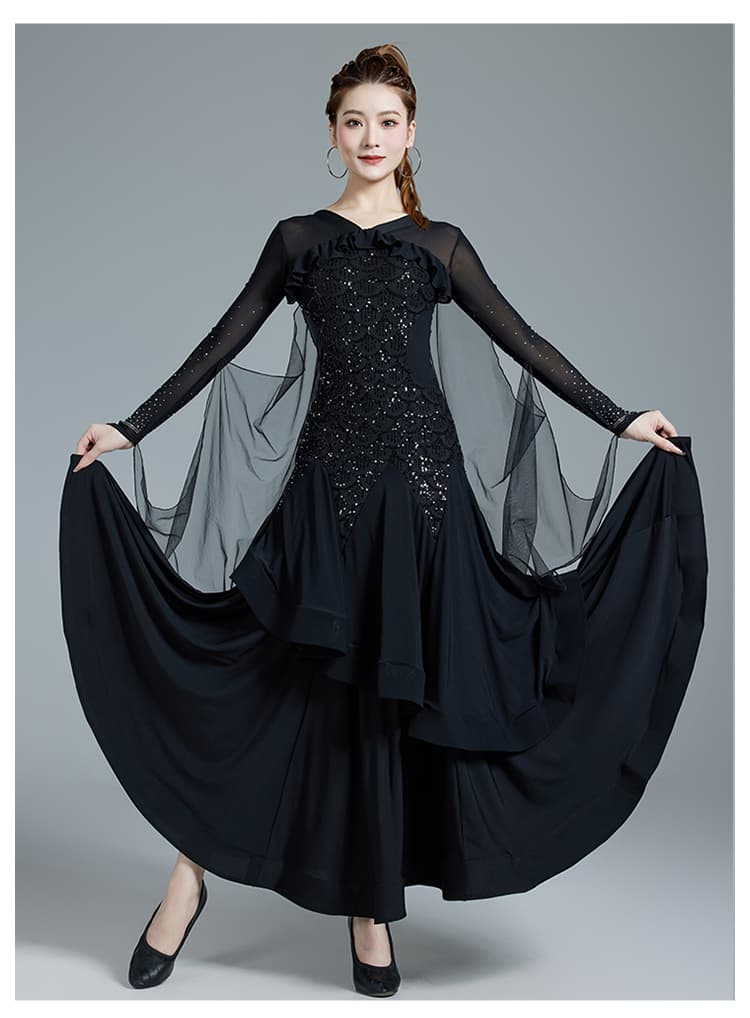 社交 ダンス ドレス 社交ダンス 優雅な舞踏華麗ドレス 流星の煌き