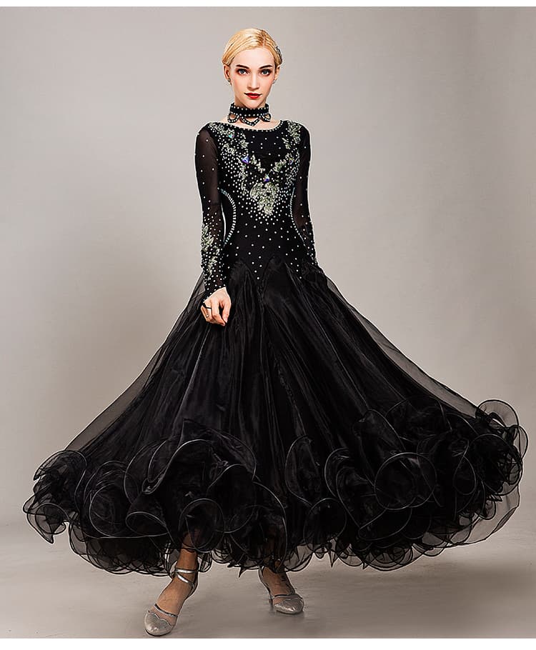 社交 ダンス ドレス 星空の舞 ドレス