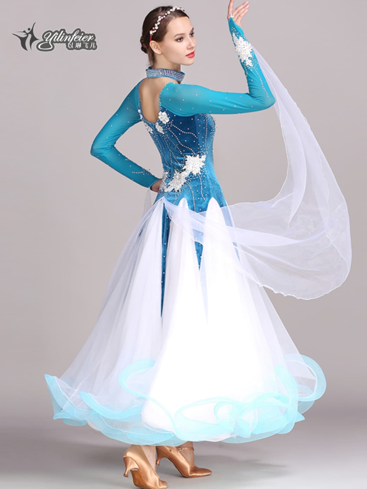 社交 ダンス ドレス 星光の舞 プレミアムボールドレス