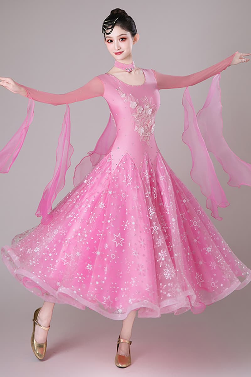 社交 ダンス ドレス 星空舞踏会ドレス