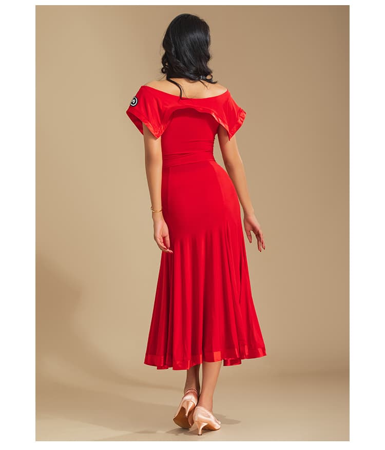 社交 ダンス ドレス 社交ダンス 優美なフレアスカート 社交ダンスドレス