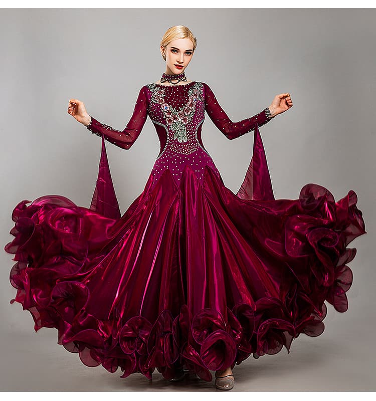 社交 ダンス ドレス 星空の舞 ドレス